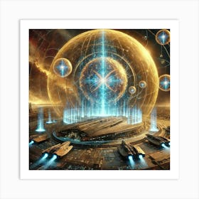 Luminary Arbiters Energy Barriers Art Print