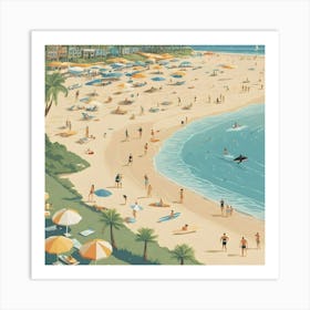 Hawaii Beach 1 Art Print