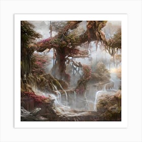 Twisted Landscape Art Print