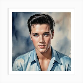 Elvis Close and Personal Elvis Presley Art Print