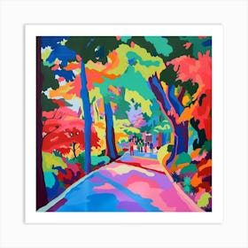 Abstract Park Collection Peoples Park Shanghai China 1 Art Print