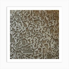 Paper Cut Wall Art Art Print