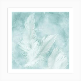 White Feathers 2 Art Print