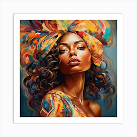 African Woman 73 Art Print