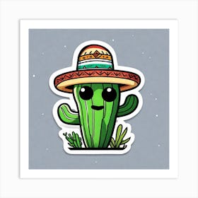 Mexican Cactus 15 Art Print