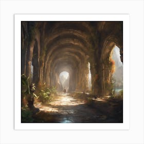 Ruins Of An Ancient City Art Print