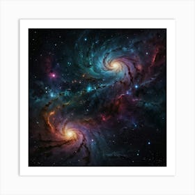 Abstract Representation Of A Galaxy Far Away 1 Art Print