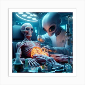 Alien Anatomy Art Print