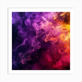 Abstract Smoke Background 9 Art Print