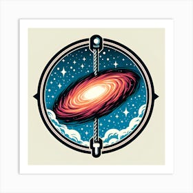 Galaxy In Space Art Print