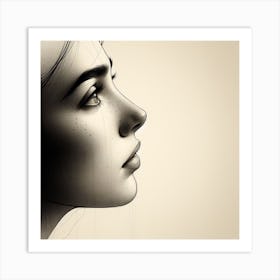 Portrait Of A Woman 2 Art Print