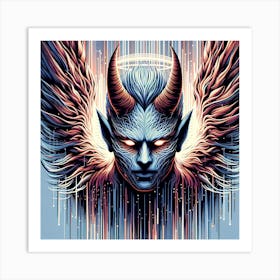 Demon Head Art Print