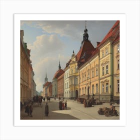 Old Town Square, Poland Art Print