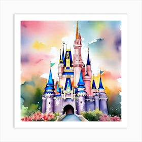 Cinderella Castle 50 Art Print