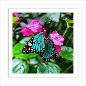 Butterfly Couple Art Print