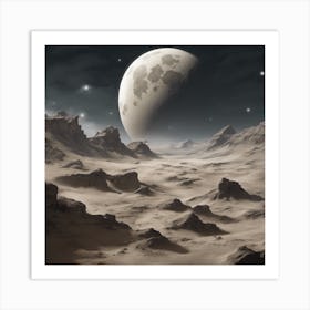 Moonscape Art Print