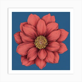 Dahlia 2 Art Print