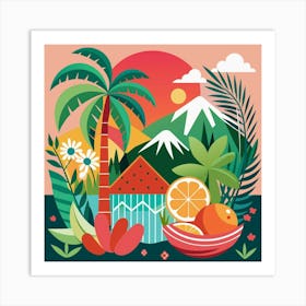 Tropicana Art Print 1 Art Print