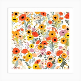 Floral Pattern Art Print