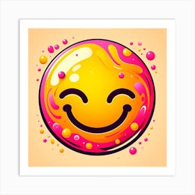 Smiley Face 2 Art Print