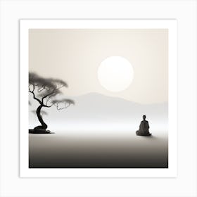 Buddha Meditation Art Print