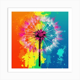 Pop Art Dandelion Art Print