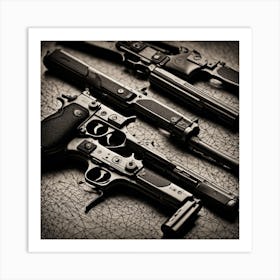 a weapon Art Print