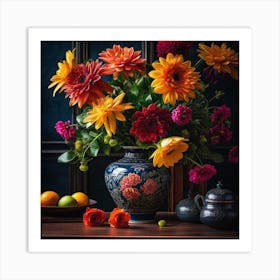 Flowers In A Vase 115 Art Print