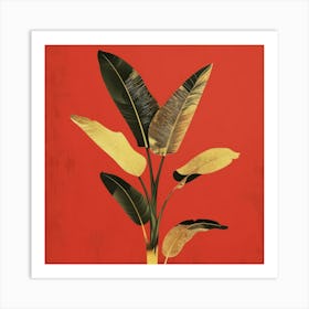 Banana Leaves 12 Art Print