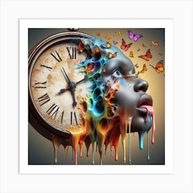 Clock Of Life Art Print