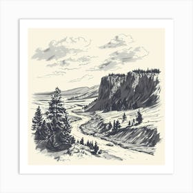 Yosemite Valley 1 Art Print