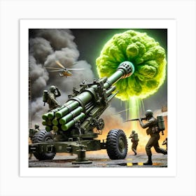 Venusian Artillery Corrosive Projectile Converted Art Print