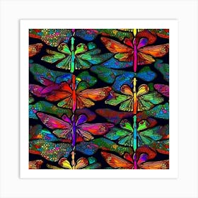 Dragonflies 7 Art Print