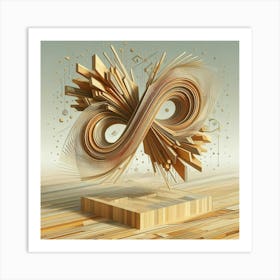 Ornate wood carving 30 Art Print