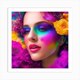 Colorful Beauty Art Print