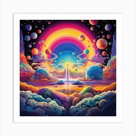 Psychedelic Universe Art Print