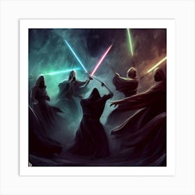 Force Battle 3 Art Print