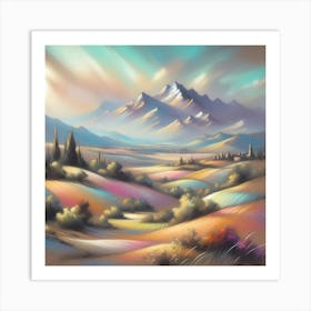 Landscape Painting 177 Art Print