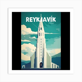 Reykjavik Art Print