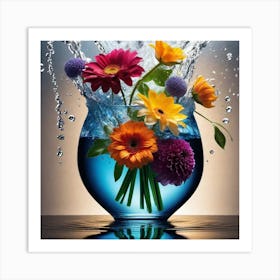 Flowers In A Vase 94 Art Print