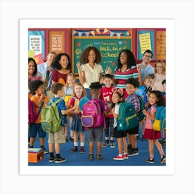 Back To School 6 Art Print