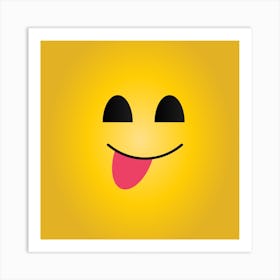 Smiley Face Art Print