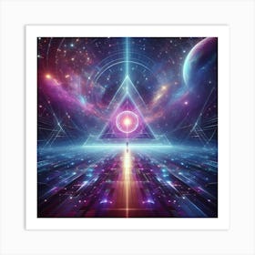 Psychedelic Space Art Print