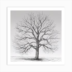 Bare Tree 8 Art Print