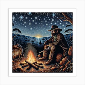 Starry Night 3 Art Print