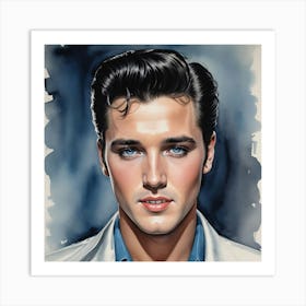 Timeless Charisma Elvis Presley Art Print