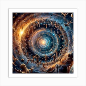 Spiral Of Life Art Print