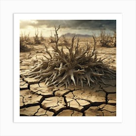 Dry Desert 4 Art Print