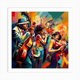 Jazz Musicians 11 Art Print
