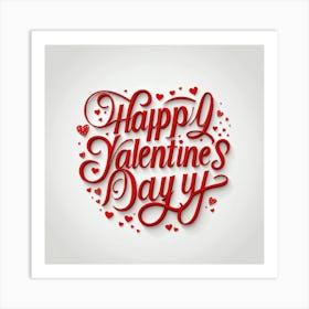 Happy Valentine'S Day 6 Art Print